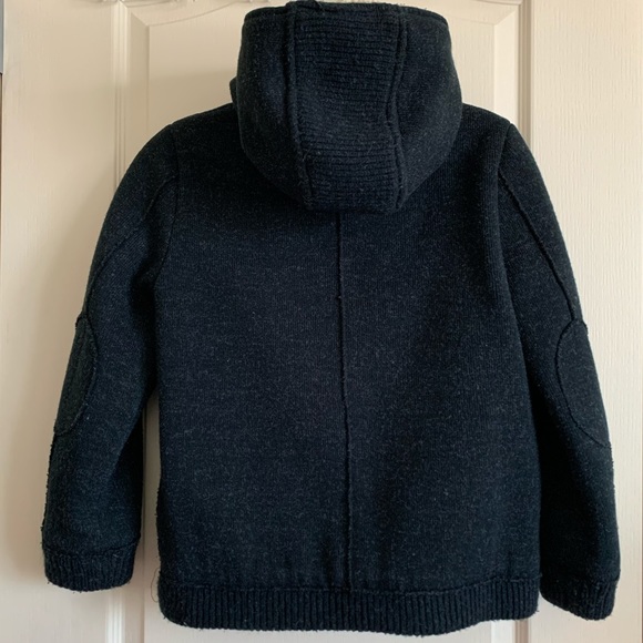 Boy’s Zara Wool Hoodie Jacket - Picture 4 of 5